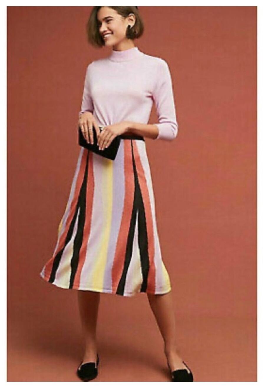 LAIA by Anthropologie rainbow skirt Size S